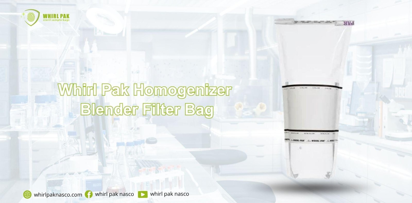 Whirl Pak Homogenizer Blender Filter Bag